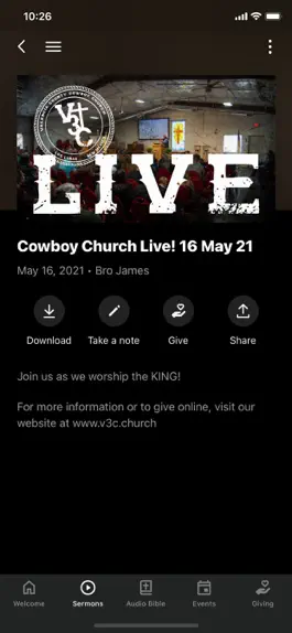 Game screenshot V3C Church App hack