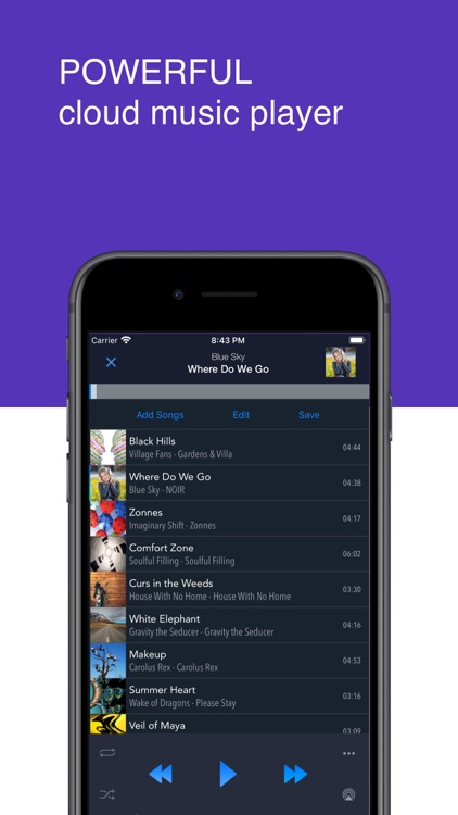 CloudBeats ‣ music player mp3 screenshot-3