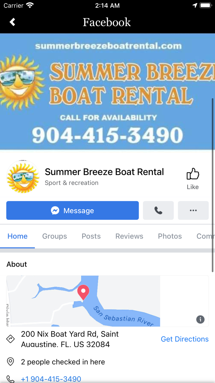 Summer Breeze Boat Rental App