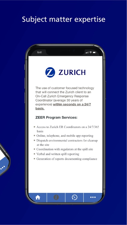 Zurich Spill Reporting