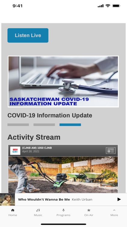 1050 CJNB Saskatchewan screenshot-4