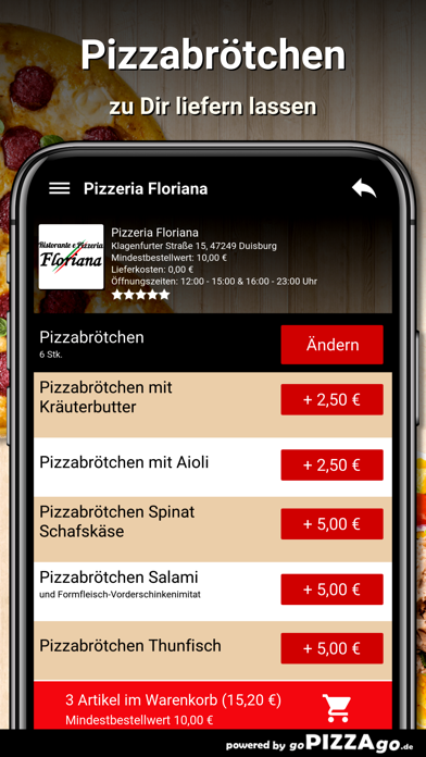 Pizzeria Floriana Duisburg screenshot 5