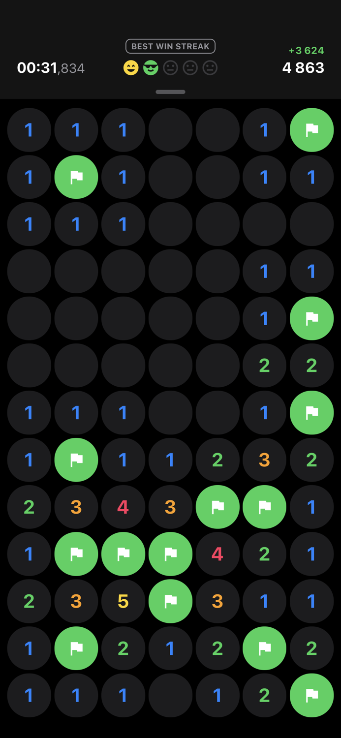 Mines - Classic Bomb Puzzle
