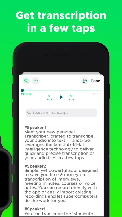 Transcribe Voice Notes to Text