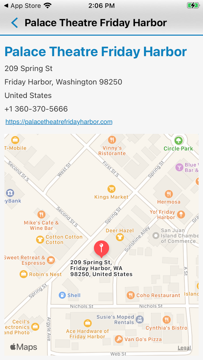 Palace Theatre Friday Harbor