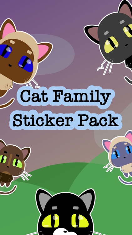 Cat Family Sticker Pack