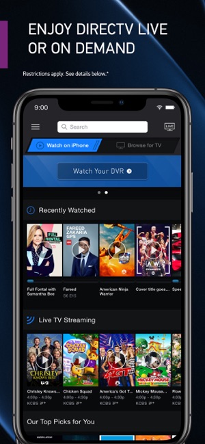 DirecTV IOS - Apps Reviews & Downloads