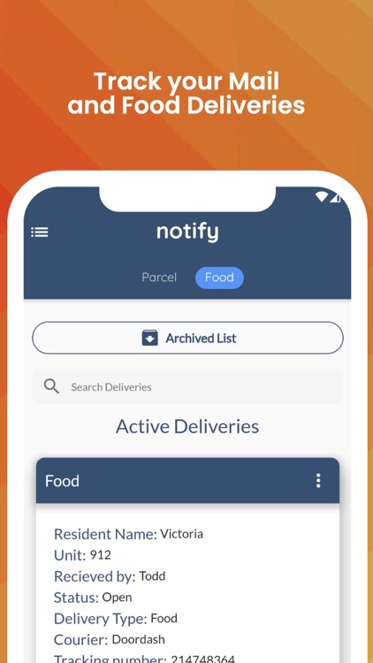 Notify Tenant