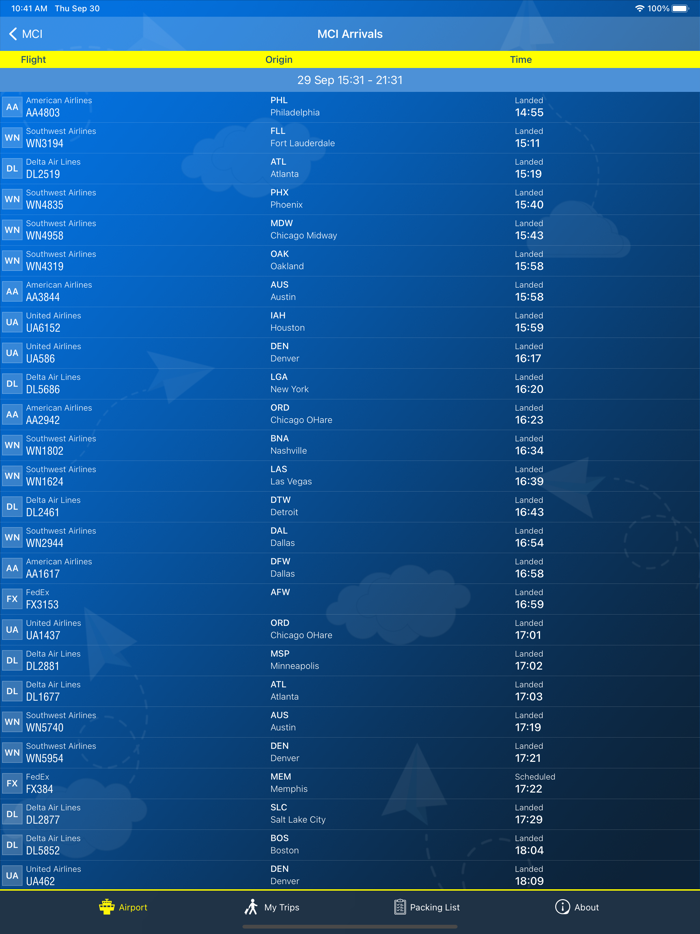 Kansas City Airport MCI Radar