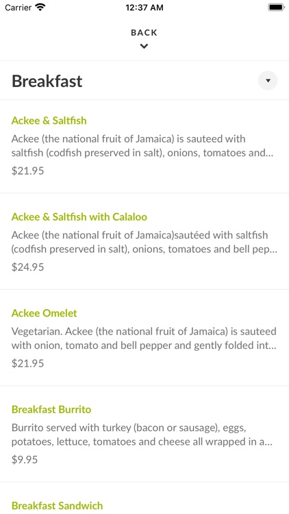 Ackee Bamboo Jamaican Cuisine