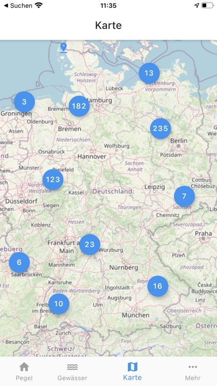 Pegelstand Info