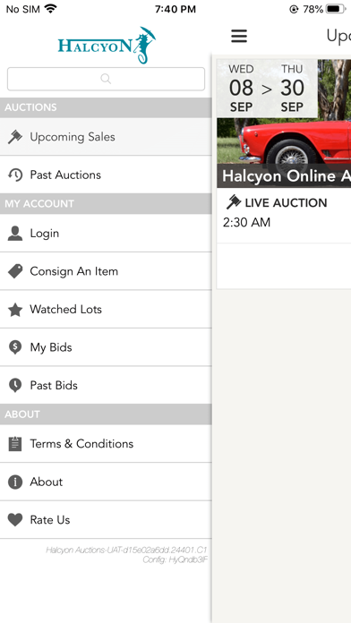 Halcyon Auctions screenshot 4