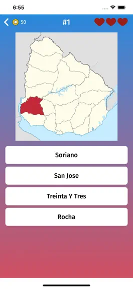 Game screenshot Uruguay: Departments Map Quiz apk