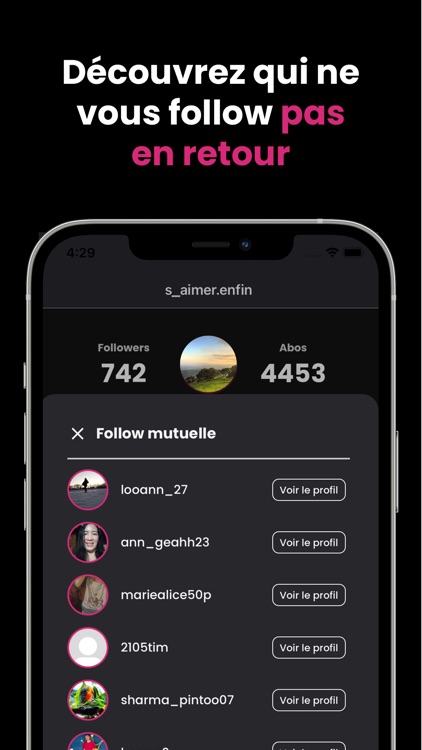 Followers track pour instagram