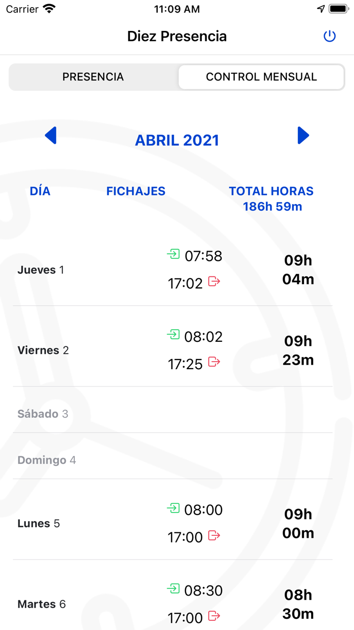 DiezSoftware Presencia