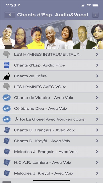 Chants d'Esp. Audio & Vocale