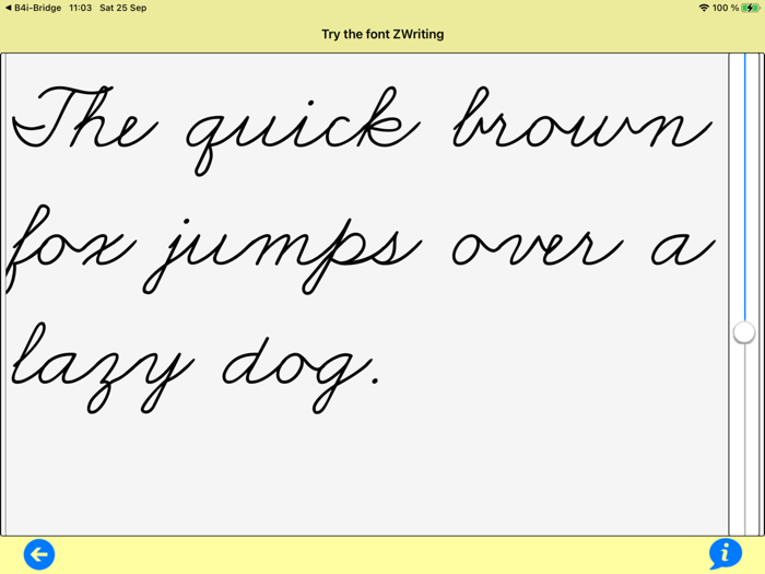 ZWriting Cursive Fonts