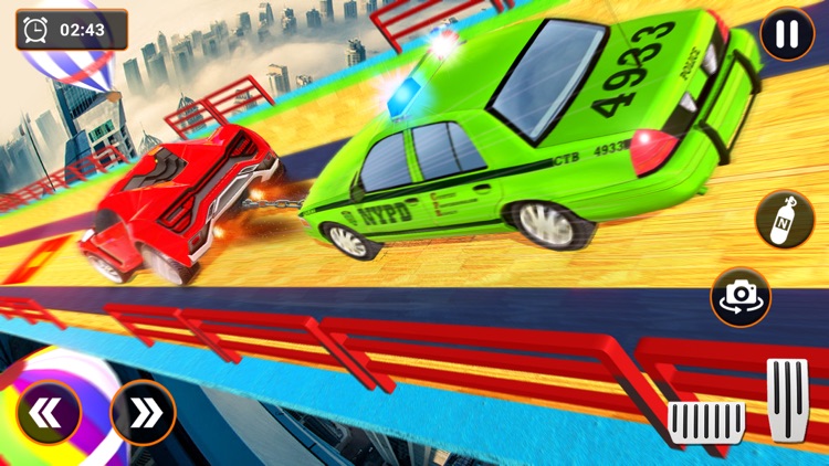 Mega Ramp Crazy Taxi Car Stunts 3D Free: Extreme City GT Racing