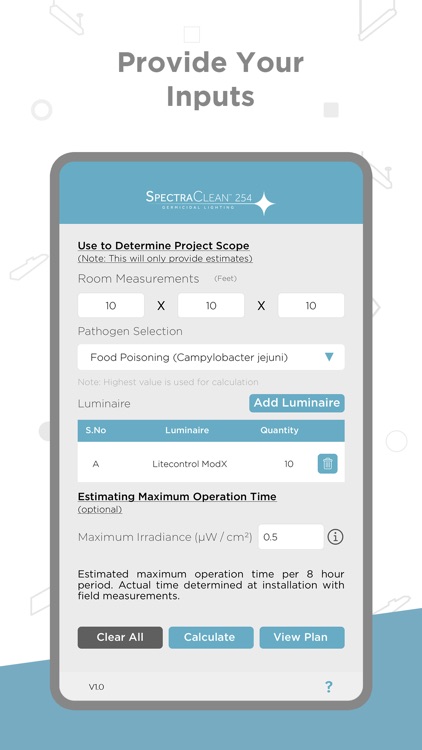 SpectraClean Estimator