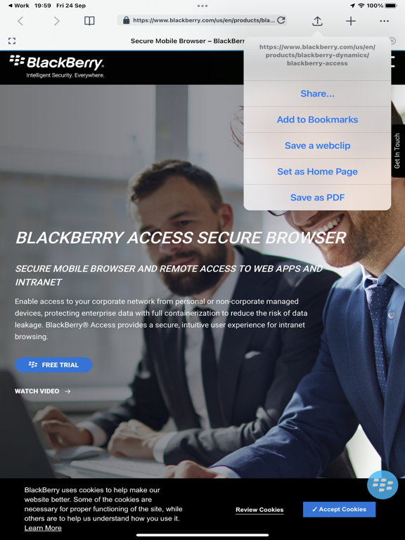 BlackBerry Access screenshot 3