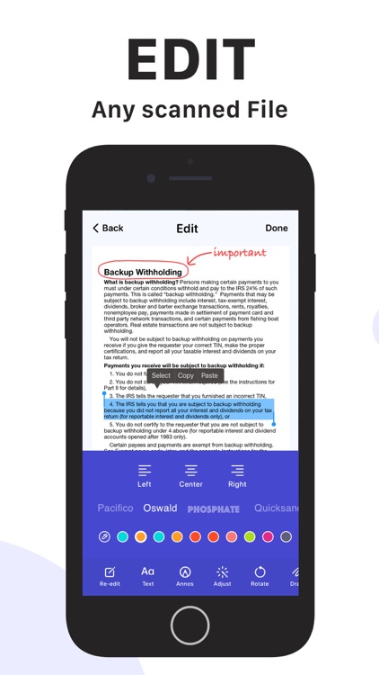 PDF Scanner: Scan Documents! screenshot-4
