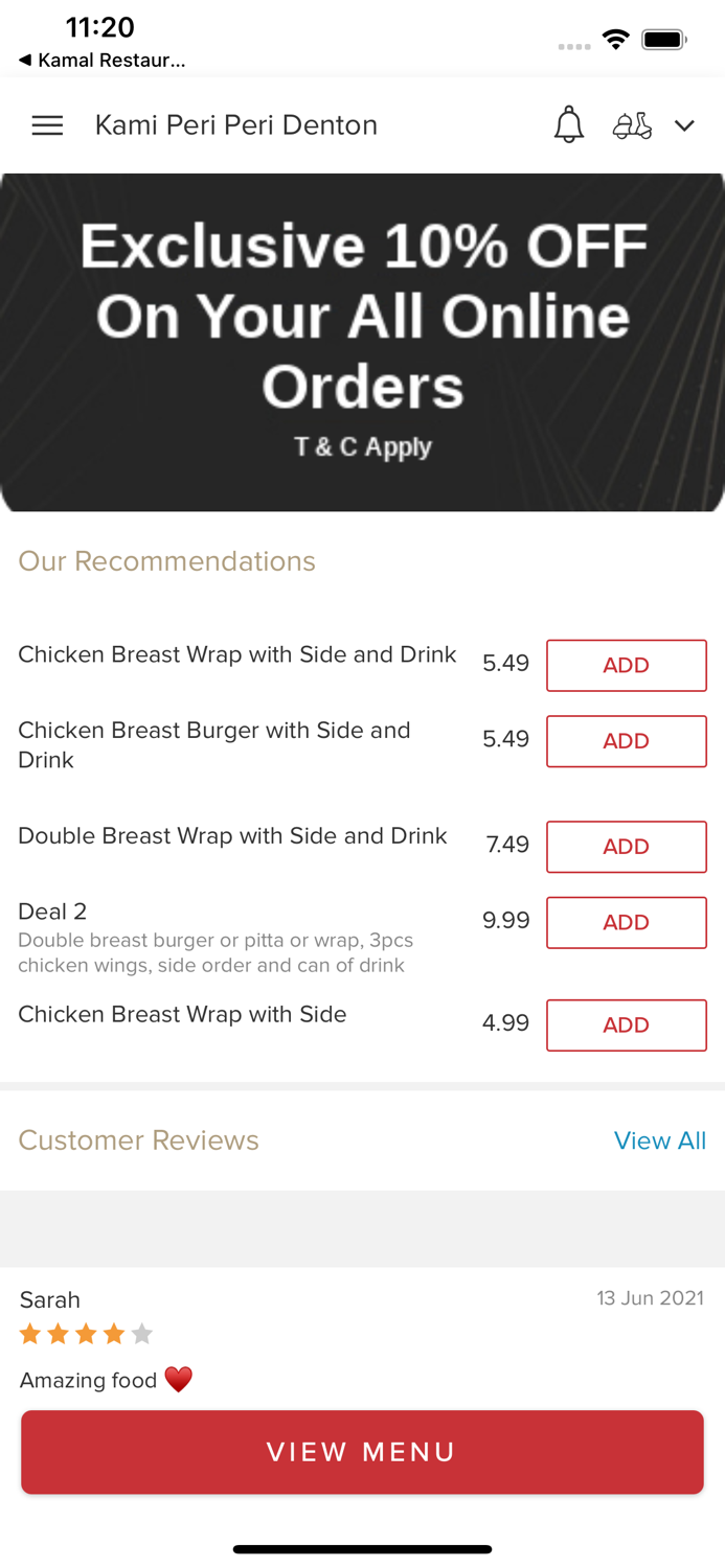 Kami Peri Peri Denton