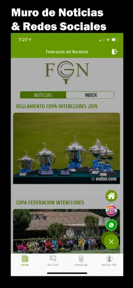 Game screenshot FGNEA Golf Nordeste Argentino apk