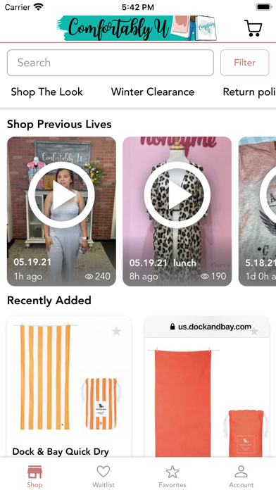 Comfortably U Boutique screenshot 2