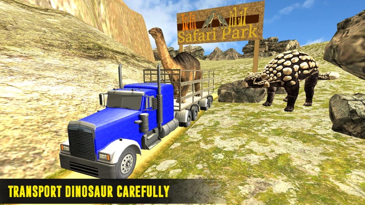 Dinosaur Transporter Trucks 3D