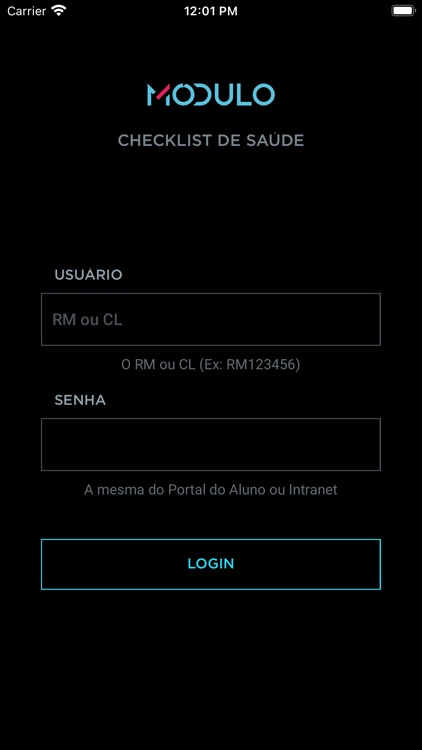Módulo - Checklist de Saúde