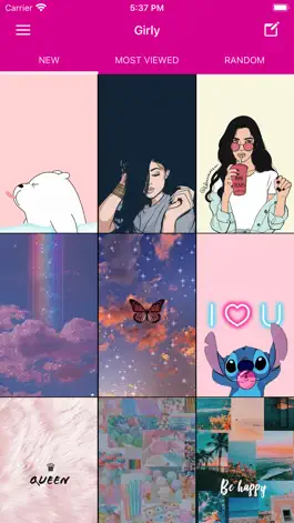 Game screenshot Girly Wallpapers Cute mod apk