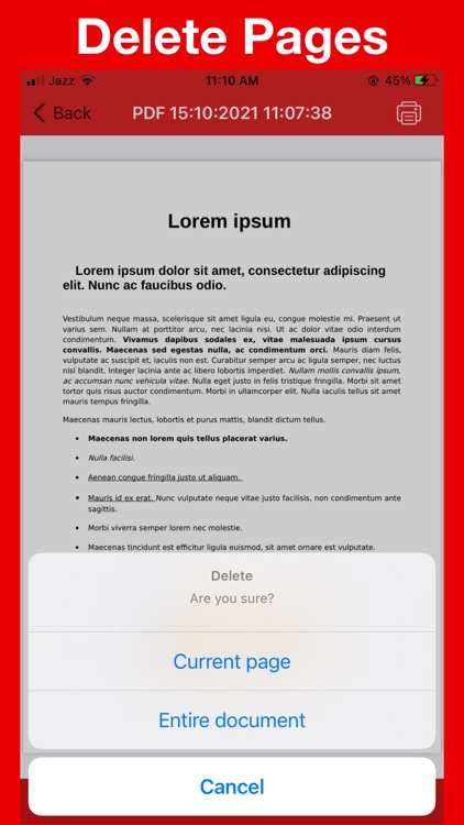 Rearrange PDF Pages - Scan PDF