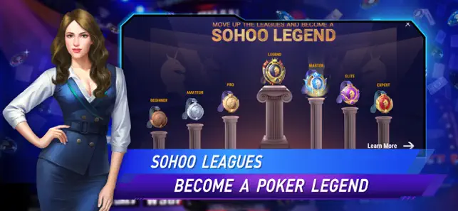 Captura de Pantalla 4 Sohoo Poker - Texas Hold'em iphone