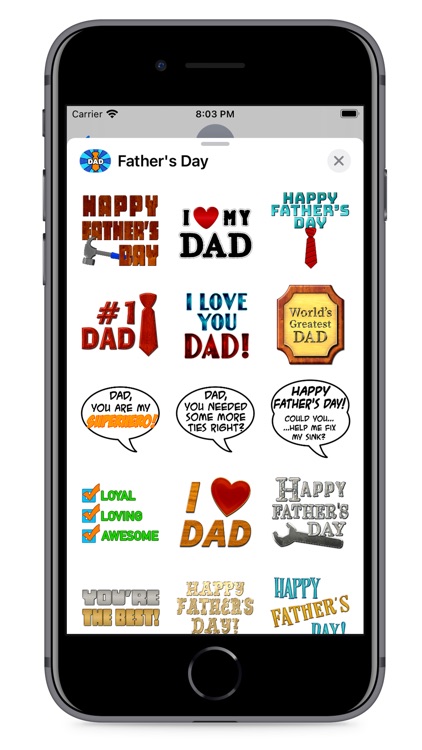 Father's Day Fun Stickers
