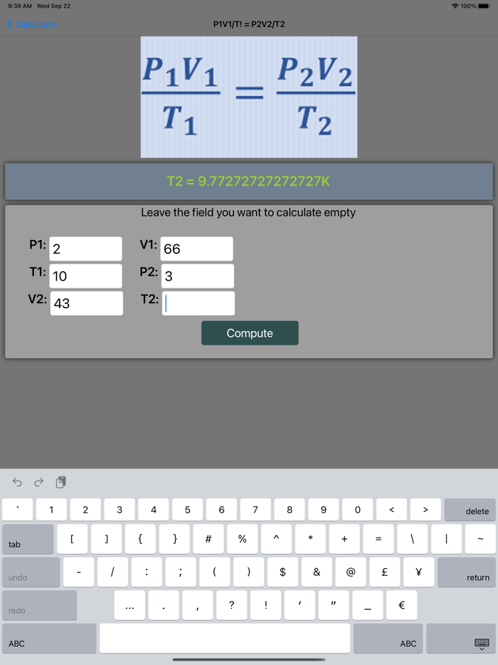 PhysicsLab - Calculator