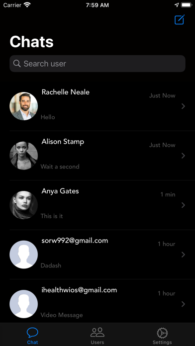 Screenshot #1 pour Sor Messenger