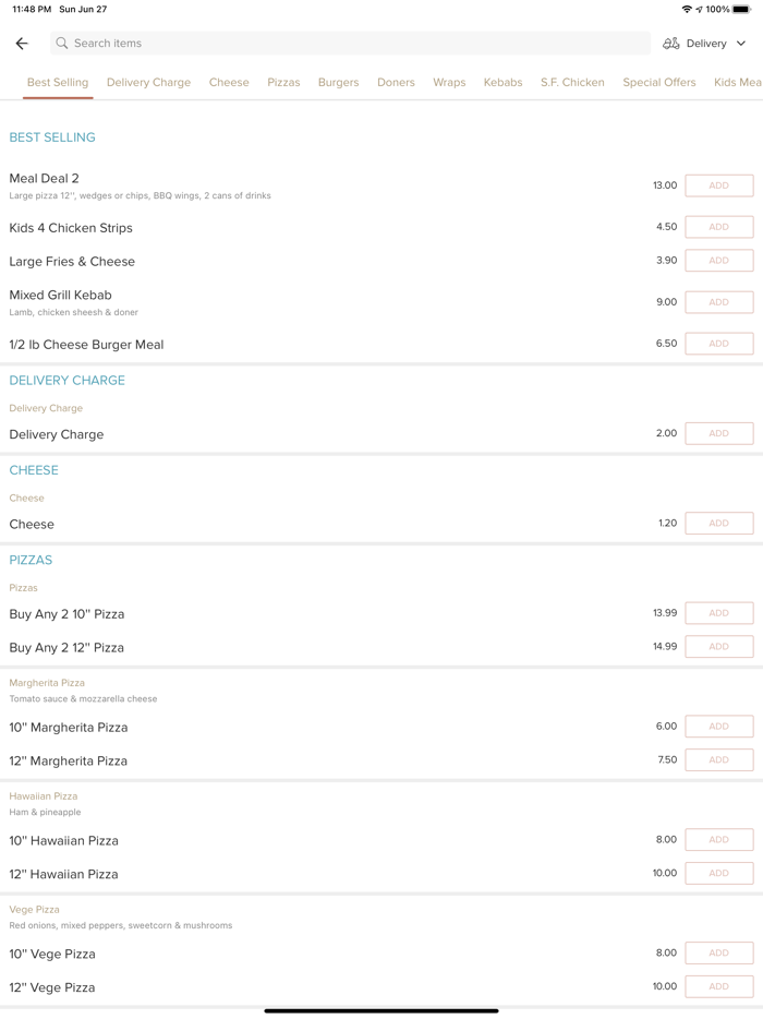 Pizza Box and Burgers