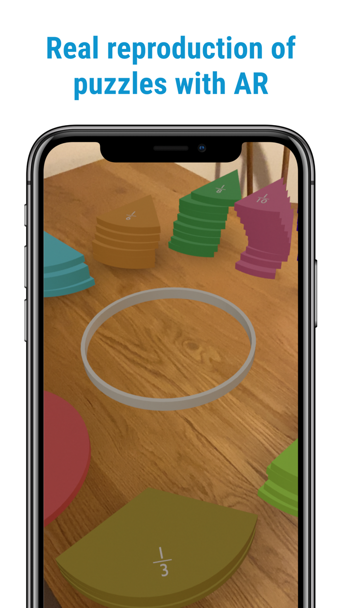 Fraction Puzzle AR