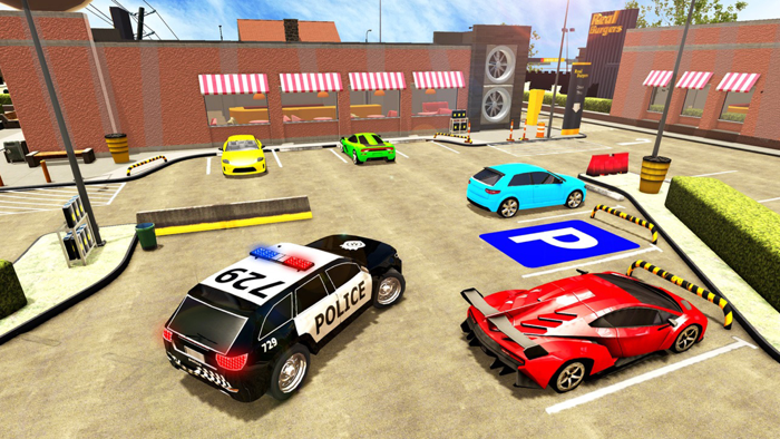 Modern Police Car Parking 2