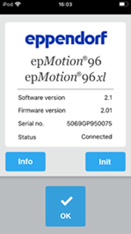 epMotion 96 – A control App
