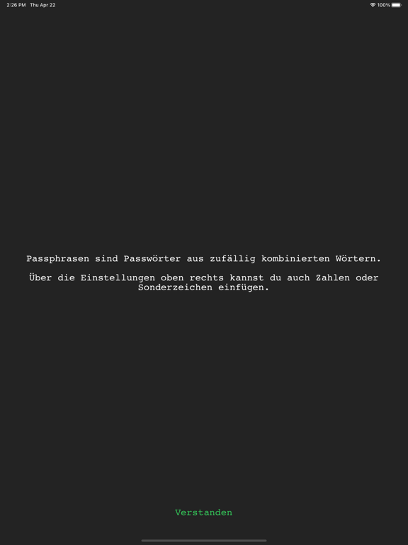 Screenshot #4 pour Passphrasen