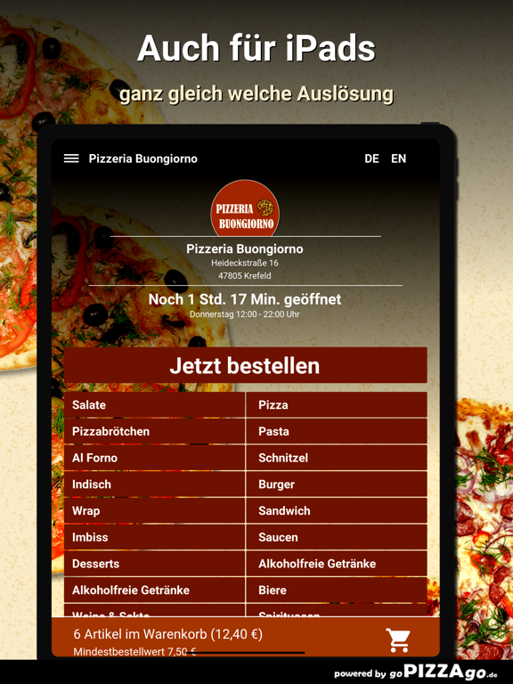 Pizzeria Buongiorno Krefeld screenshot 7
