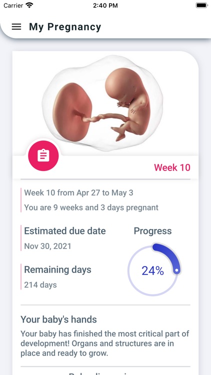 My Pregnancy Tracker screenshot-0