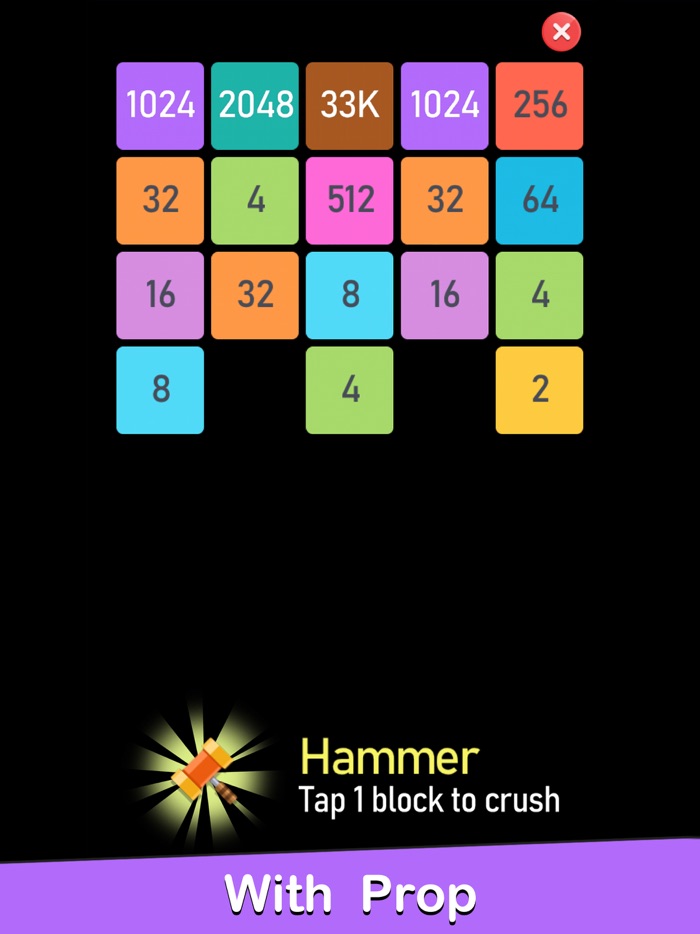 2048 Merge - Number Puzzle