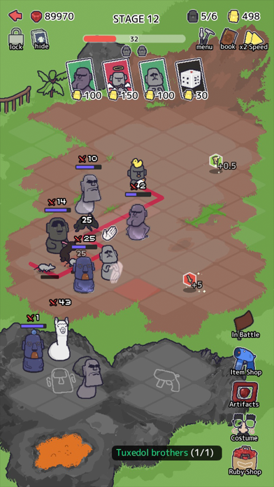 Random Moai Defense screenshot 2