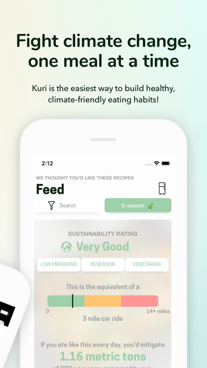 Kuri - Climate-Friendly Eating screenshot-5