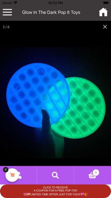 Glow In The Dark pop It Toys screenshot-5