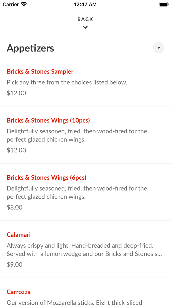 Bricks  Stones Pizza Company