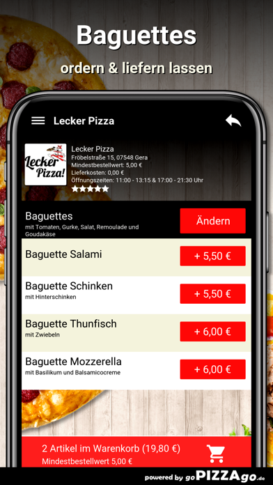 Lecker Pizza Gera screenshot 6