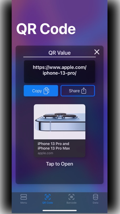 Scan Data: Barcode/QR Scanner screenshot-3